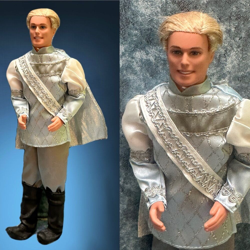 Prince Charming Ken Doll Outfit Royal Blue Silver